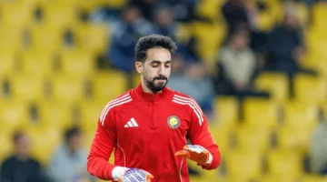 خطأ جديد.. نواف العقيدي ينجو في مباراة آسيا